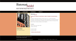 Desktop Screenshot of batemanseidel.com
